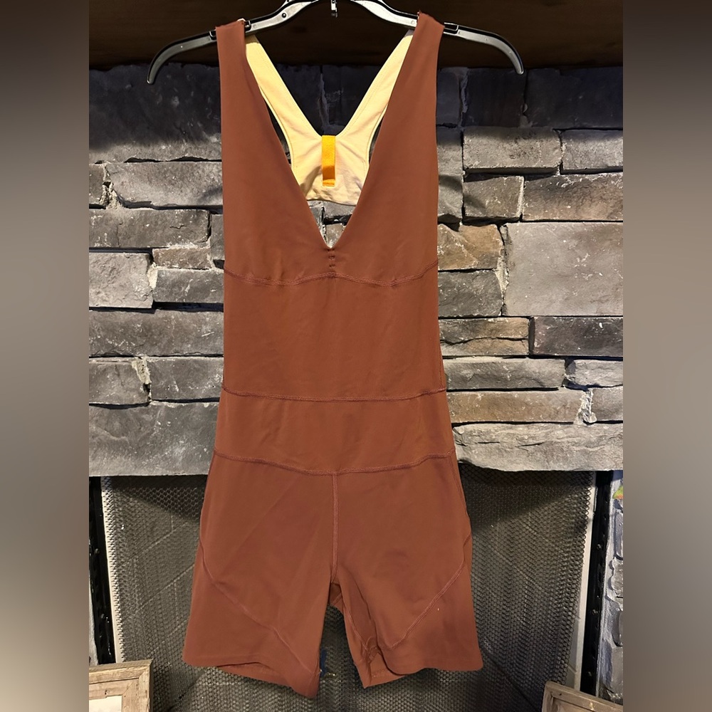 Sorel & Prana Jumpsuit in Rich Brown